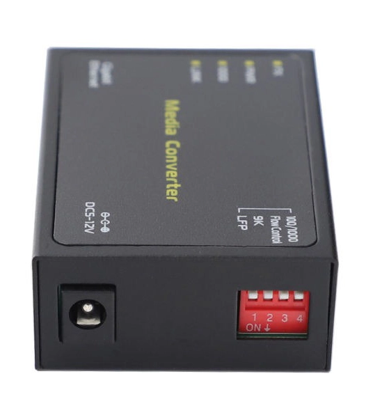 Мини-оптоволоконный медиаконвертер 1000Base-FX - 1000Base-TX
